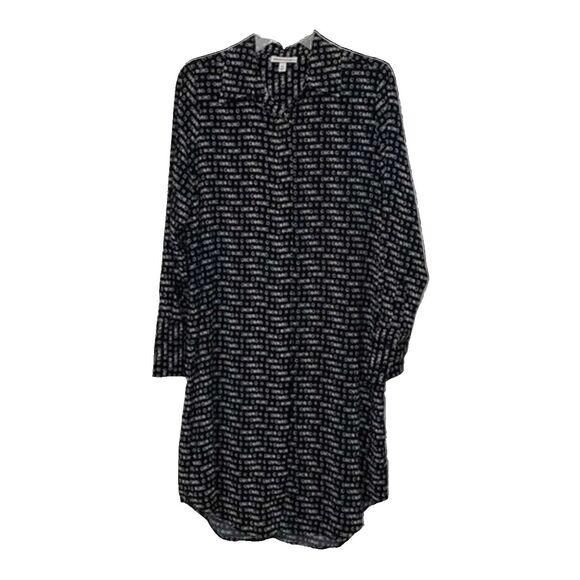 Prologue Black Long Sleeve Shirt Dress Women's Size Medium Career - Picture 1 of 10